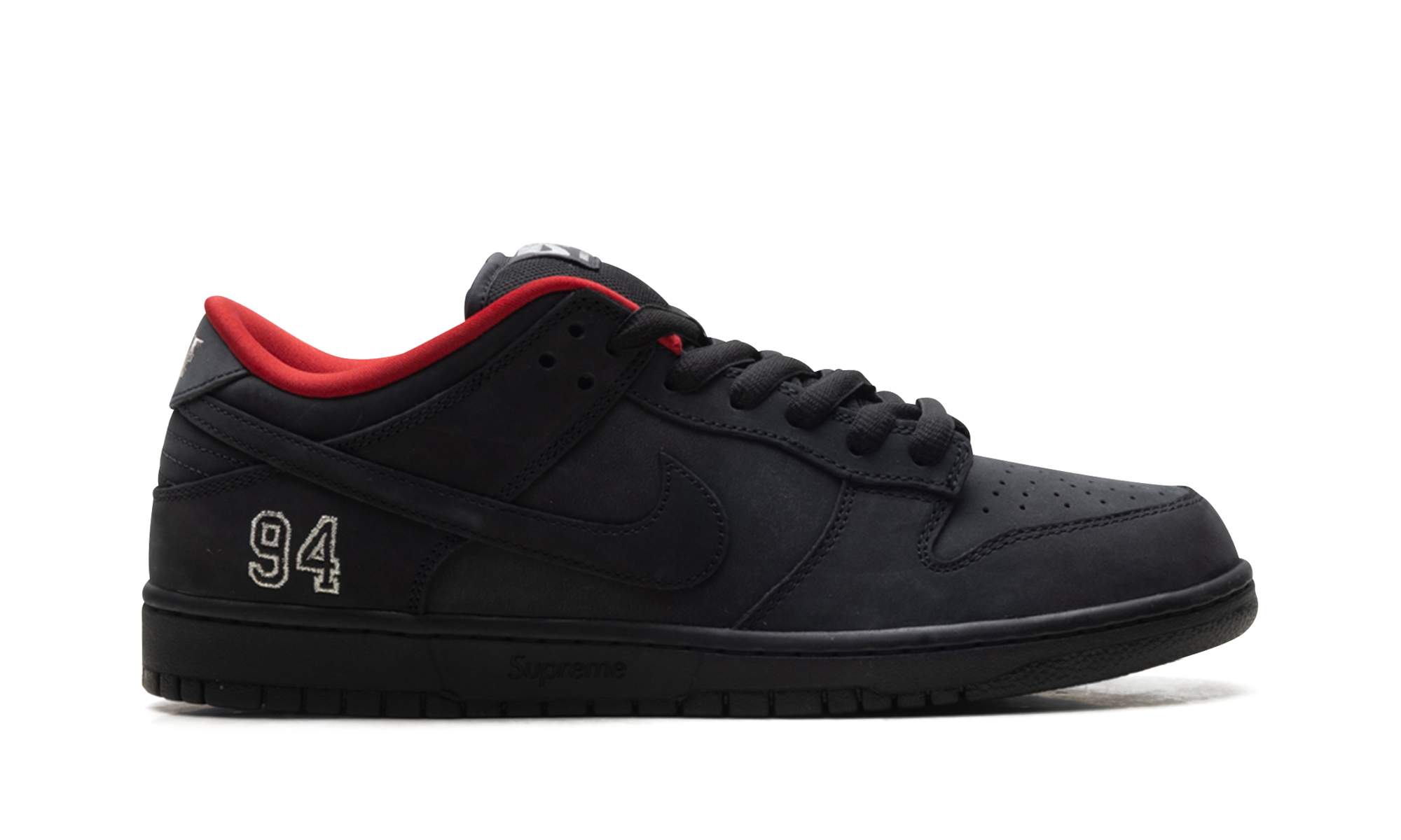 SB Dunk Low "Supreme - Black" HQ8487 001