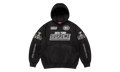 Football Zip Up Hooded Sweatshirt "FW25 - Black" SU26736