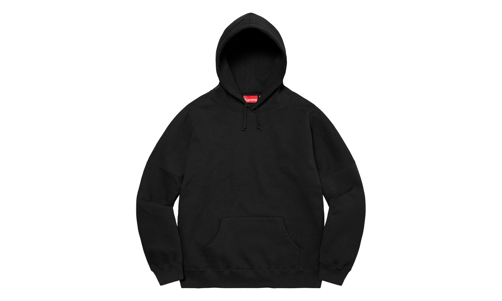 Beaded Hooded Sweatshirt "SS22 Black" SU1021