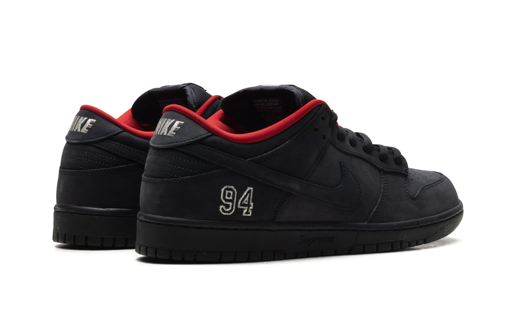 SB Dunk Low "Supreme - Black" HQ8487 001