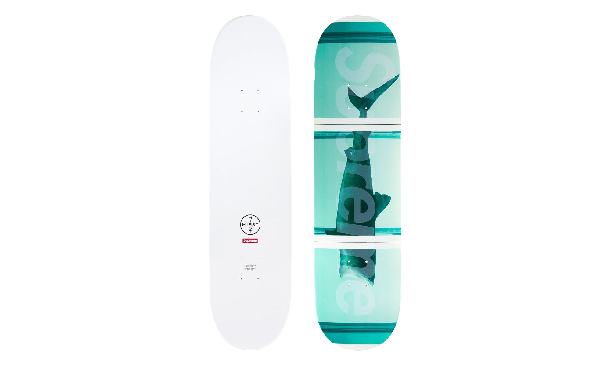 Damien Hirst Shark Skateboard "SS25 - Blue" SU25044