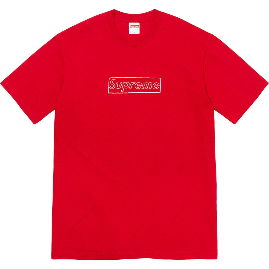 SUPREME 21SS KAWS CHALK LOGO TEE