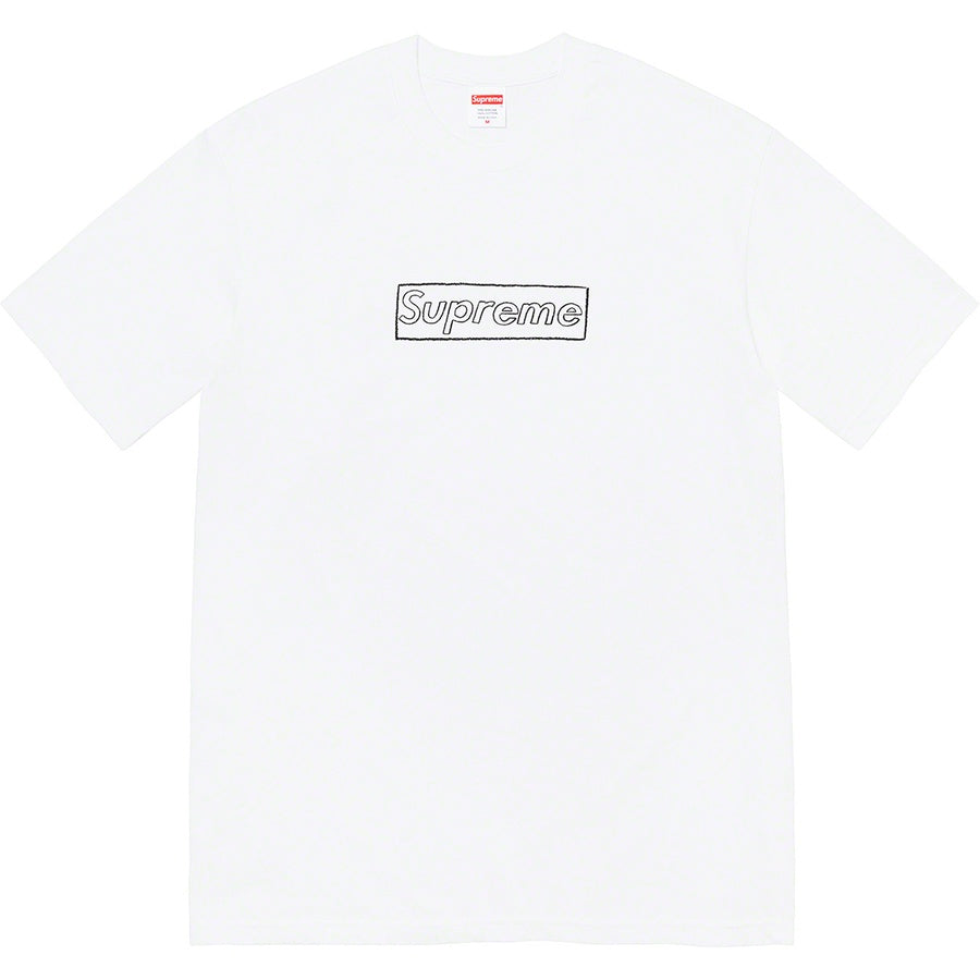 SUPREME 21SS KAWS CHALK LOGO TEE