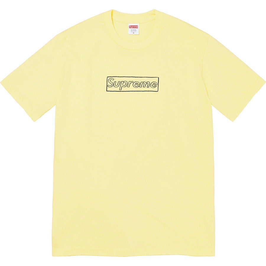 SUPREME 21SS KAWS CHALK LOGO TEE