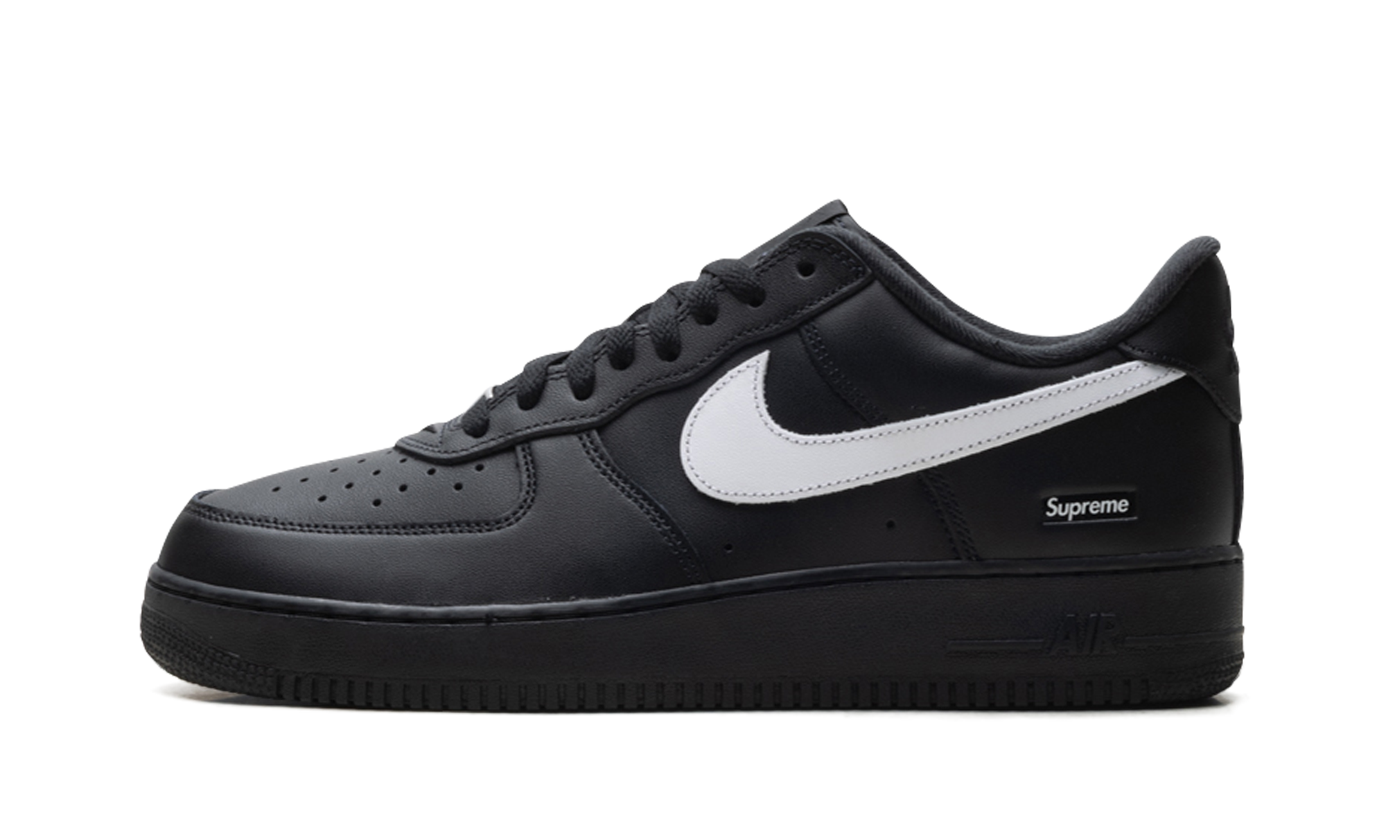 Air Force 1 Low "Supreme - Mini Box Logo Black / White" CU9225 002