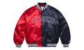 Champion Satin Varsity Jacket "SS26 - Red / Navy" SU27668