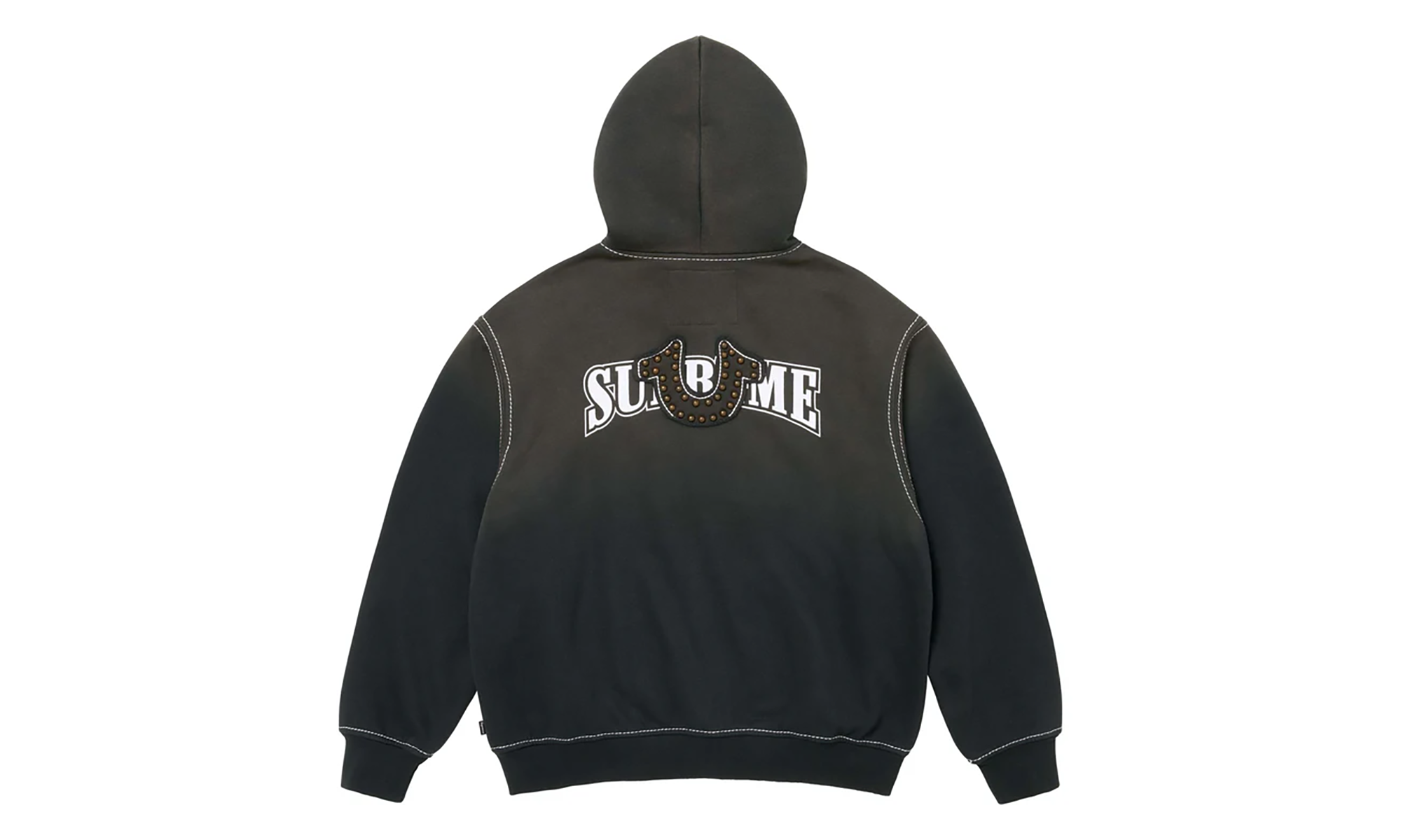 True Religion® Zip Up Hooded Sweatshirt "FW25 - Black" SU26474