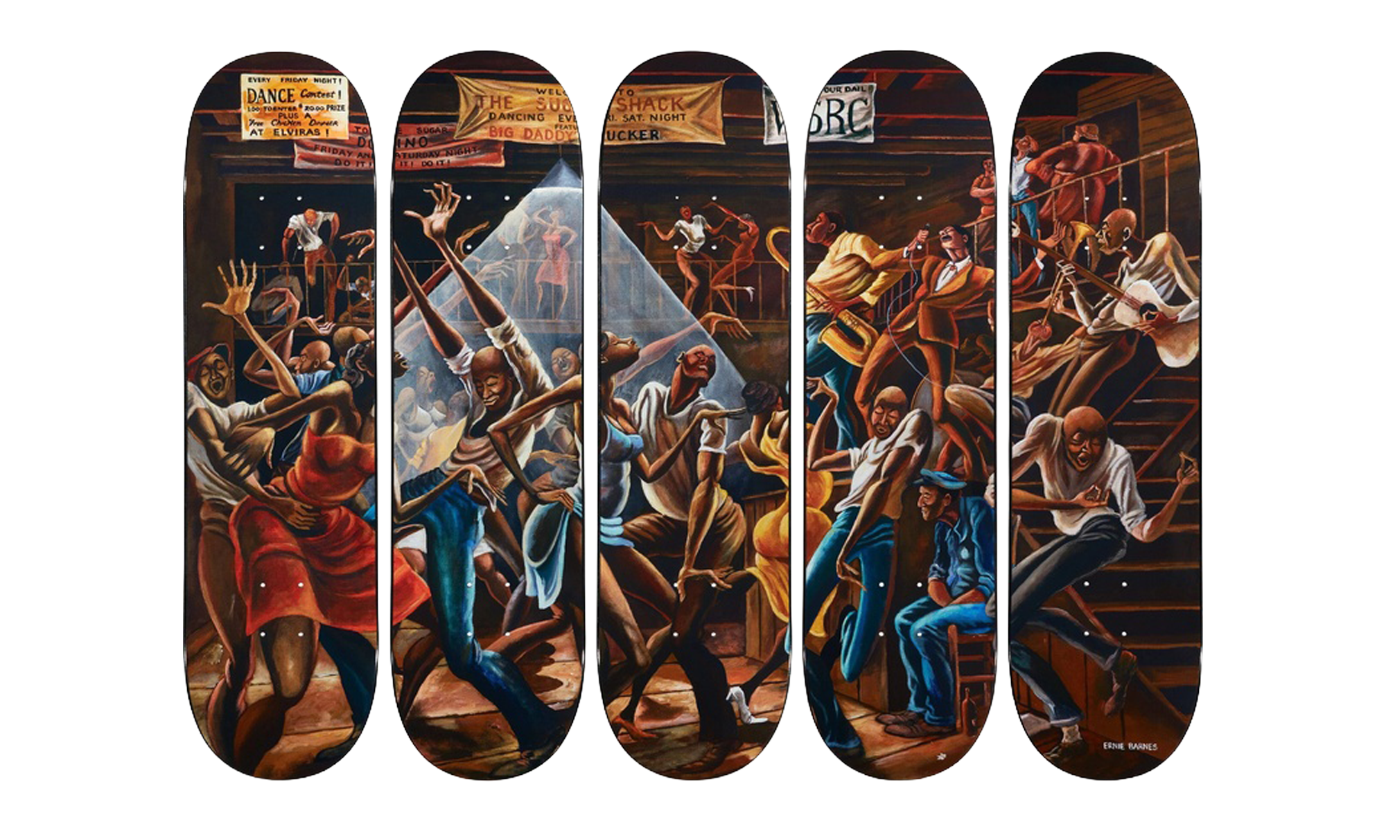 Ernie Barnes Skateboard Deck Set "SS25 - Multi (Set of 5)" SU27343
