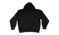 Satin Appliqué Hooded Sweatshirt "SS26 - Black" SU27029