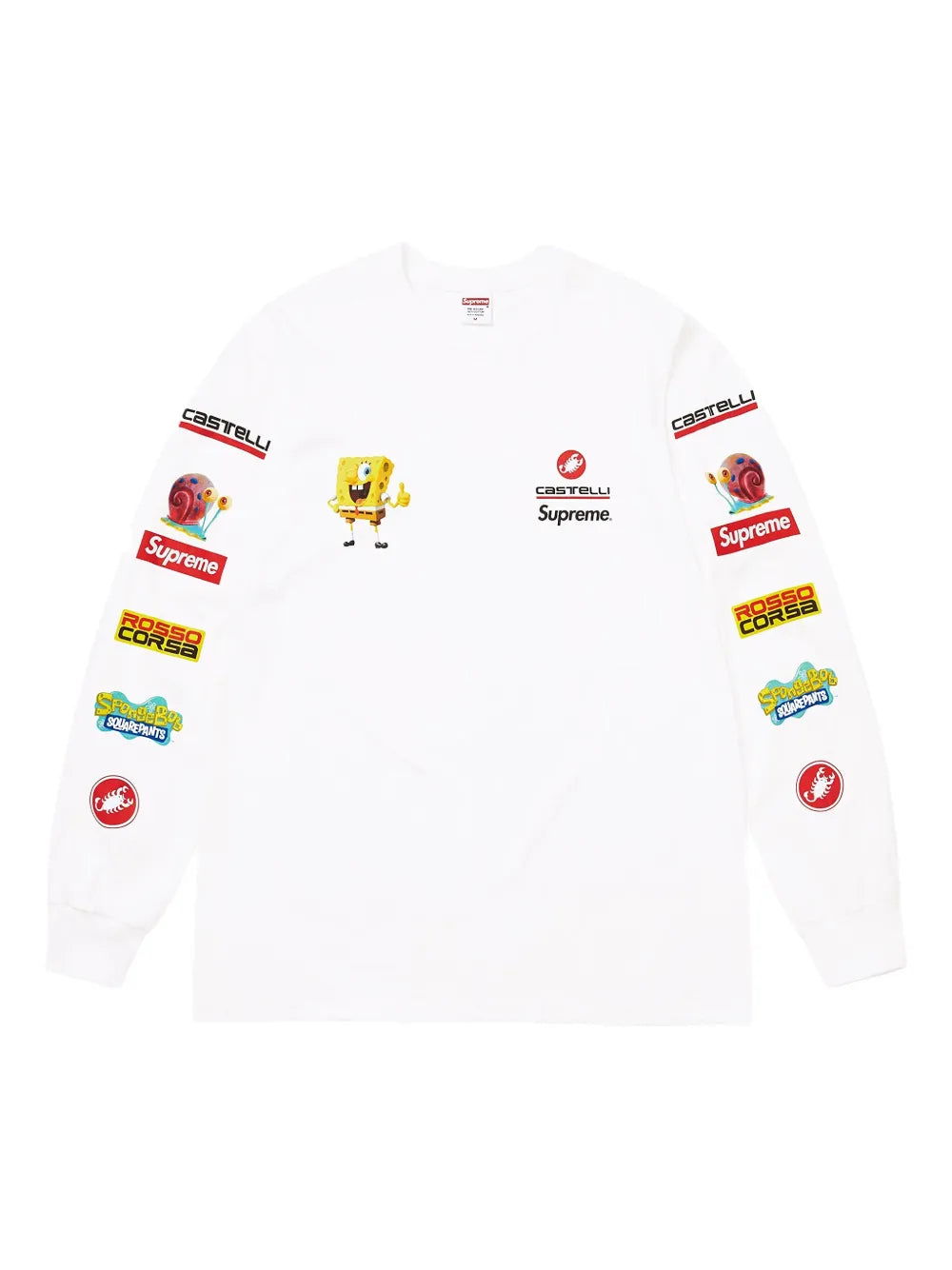 Supreme SpongeBob SquarePants Castelli Racing Tee