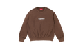 Washed Box Logo Crewneck "SS25 - Brown" SU25139