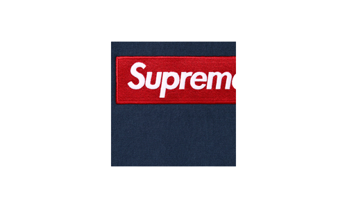 Box Logo Hooded Sweatshirt "FW24 Navy" SU928