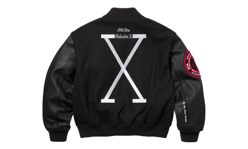40 Acres Malcolm Varsity Jacket "SS25 - Black" SU27806