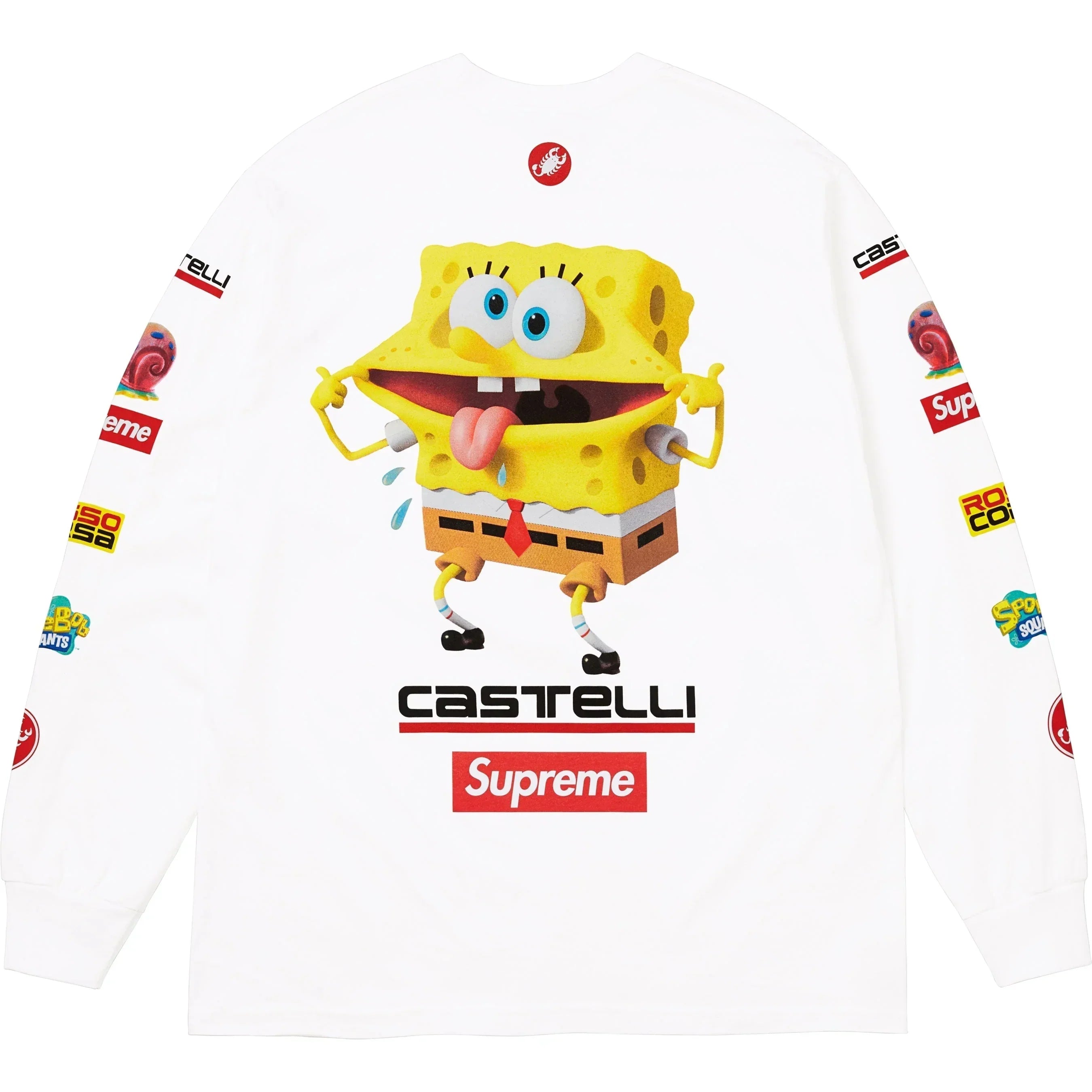 Supreme SpongeBob SquarePants Castelli Racing Tee