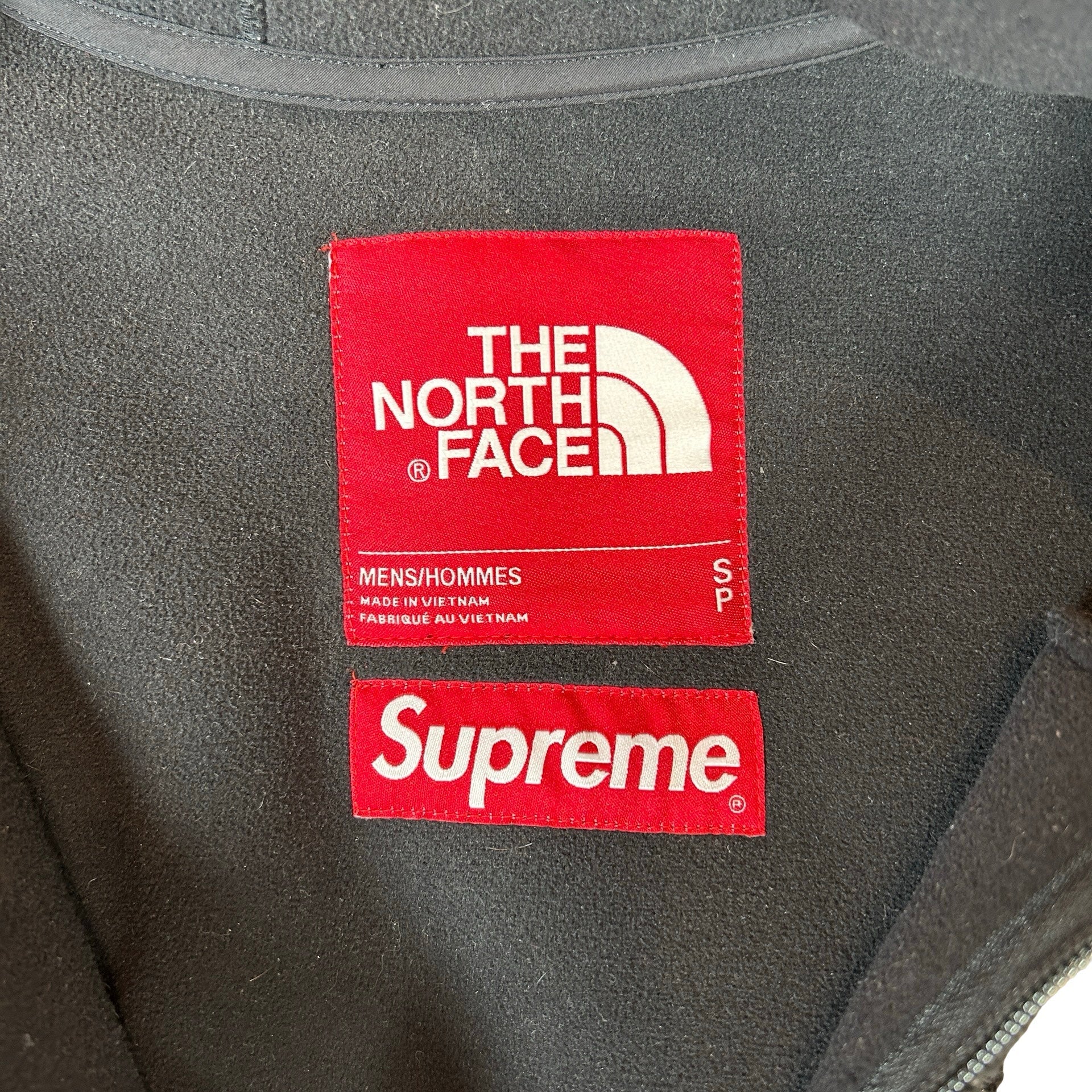 Supreme The North Face S Logo Fleece Jacket Black [USED] - S (Used)