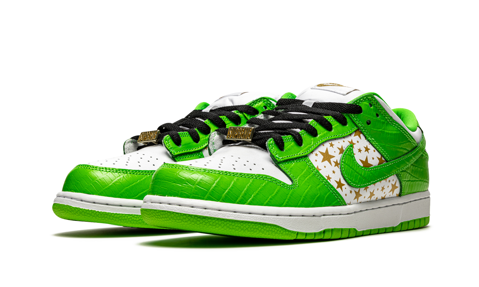SB Dunk Low "Supreme - Stars - Mean Green" DH3228 101