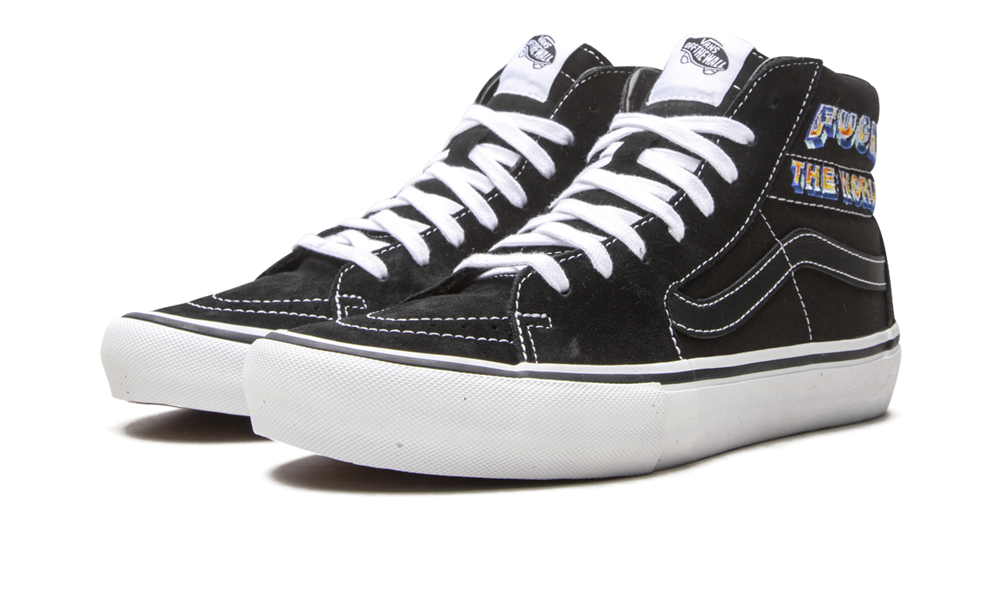 Sk8-Hi Pro "Supreme - F*ck The World - Black" VN0A45JDSY1