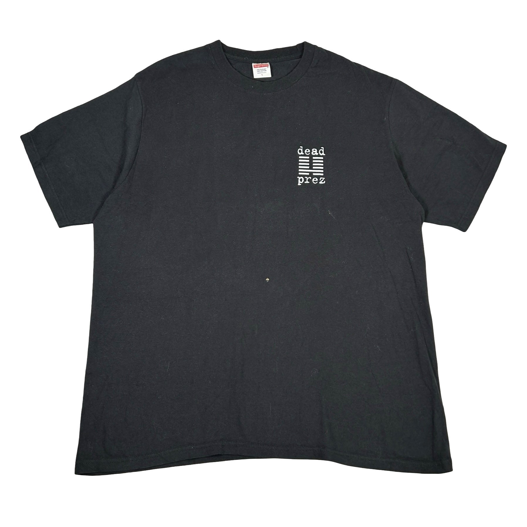 Supreme dead prez Tee Black [USED] - L (Used)