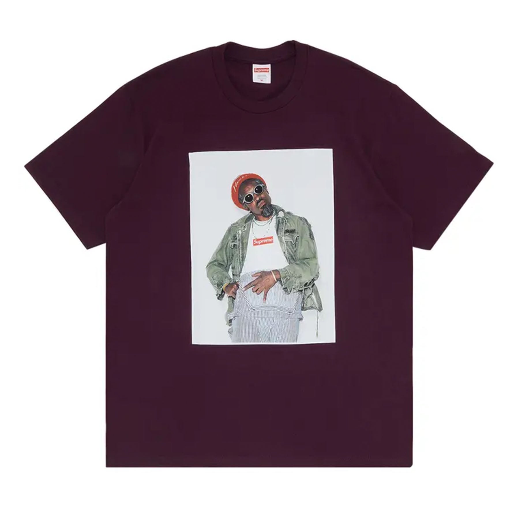 Supreme André 3000 Tee Eggplant