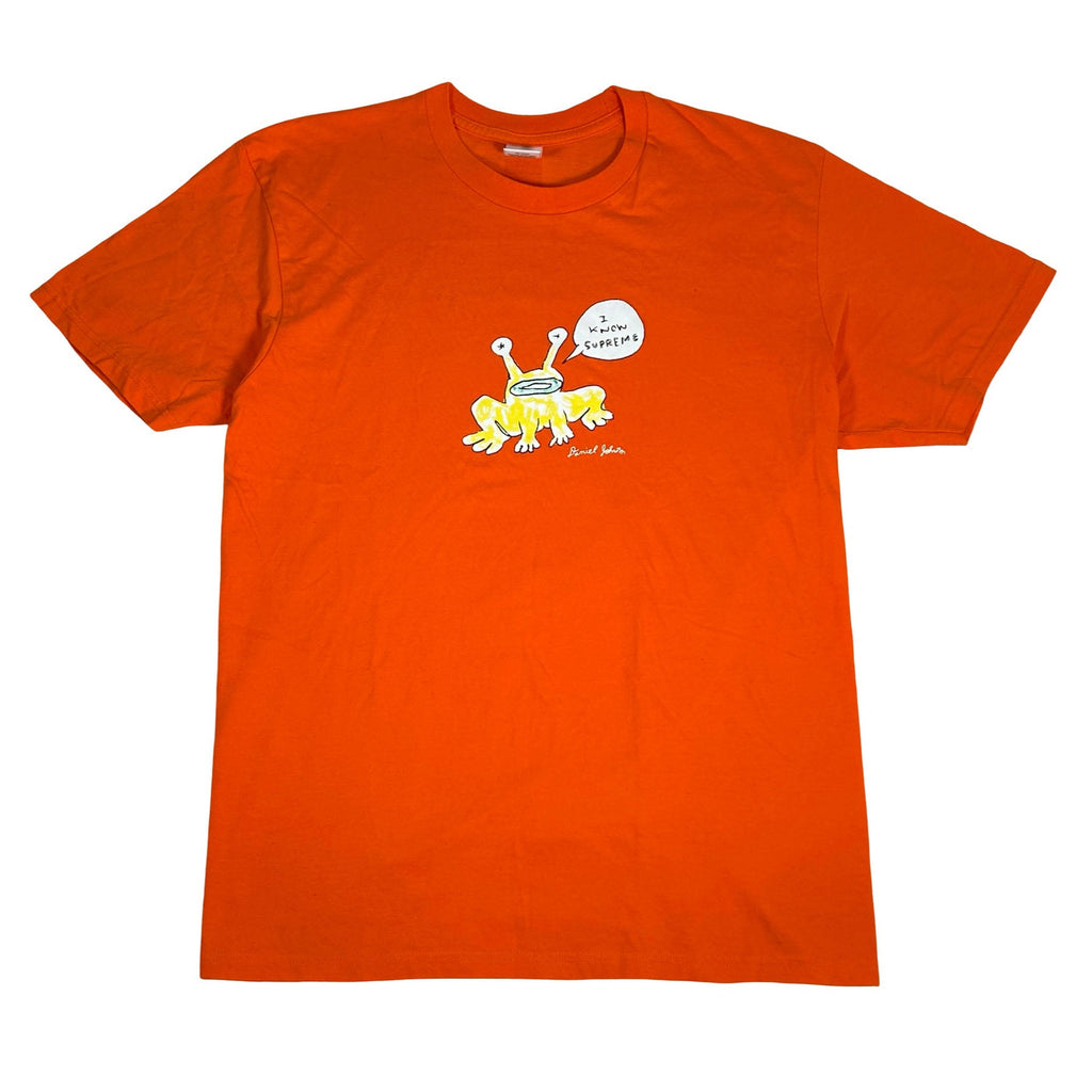 Supreme x Daniel Johnston Frog Tee Orange [USED] - L (Used)