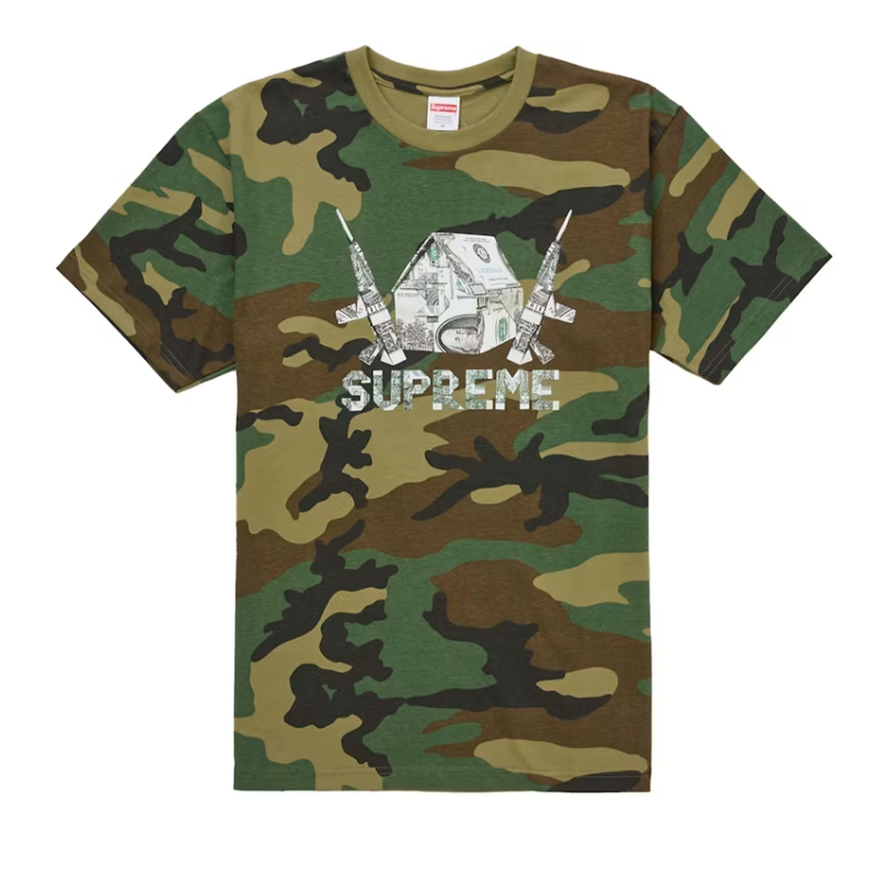 Supreme Origami Tee Woodland Camo