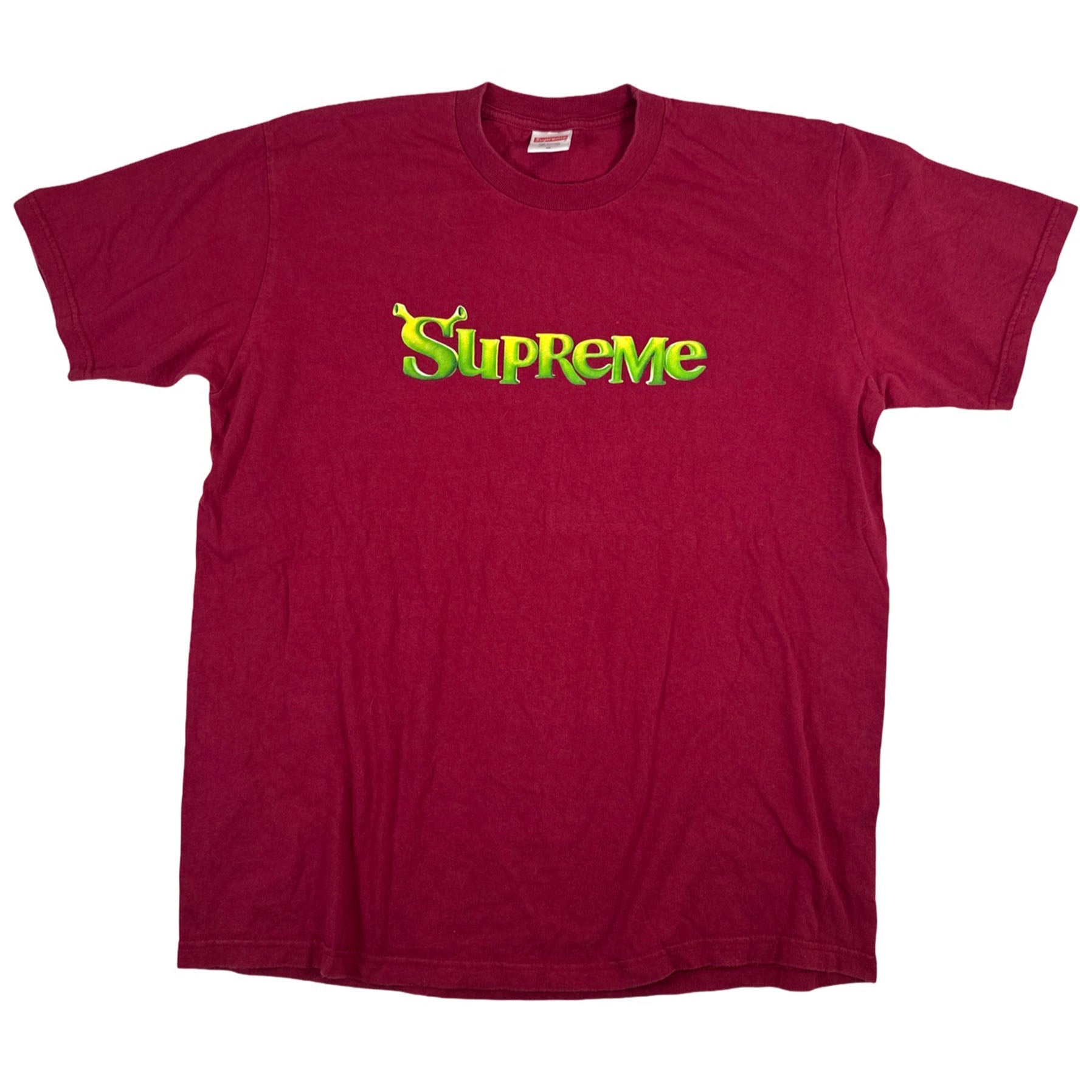 Supreme Shrek Tee Cardinal [USED] - M (Used)