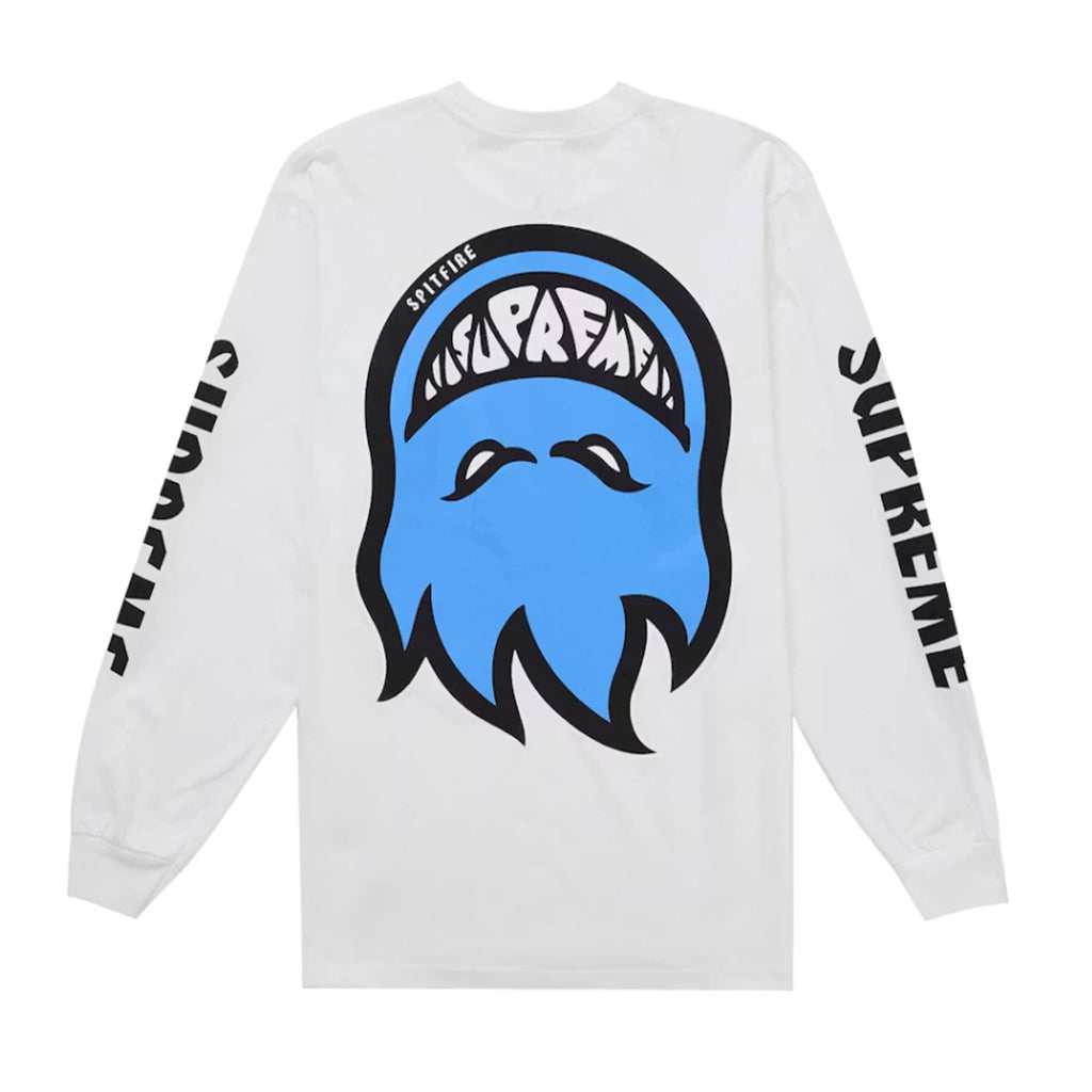Supreme Spitfire Bighead L/S Tee White