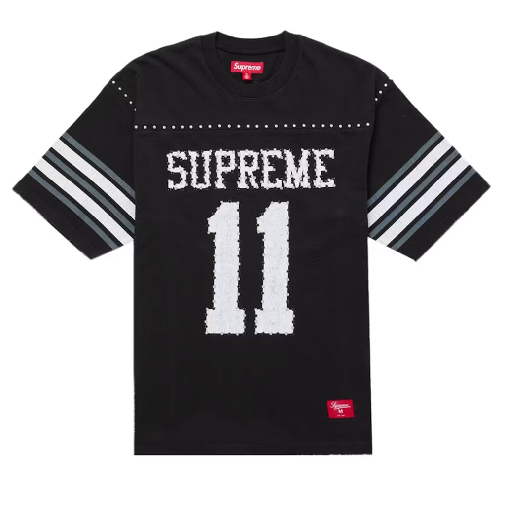 Supreme Studded S/S Football Top Black