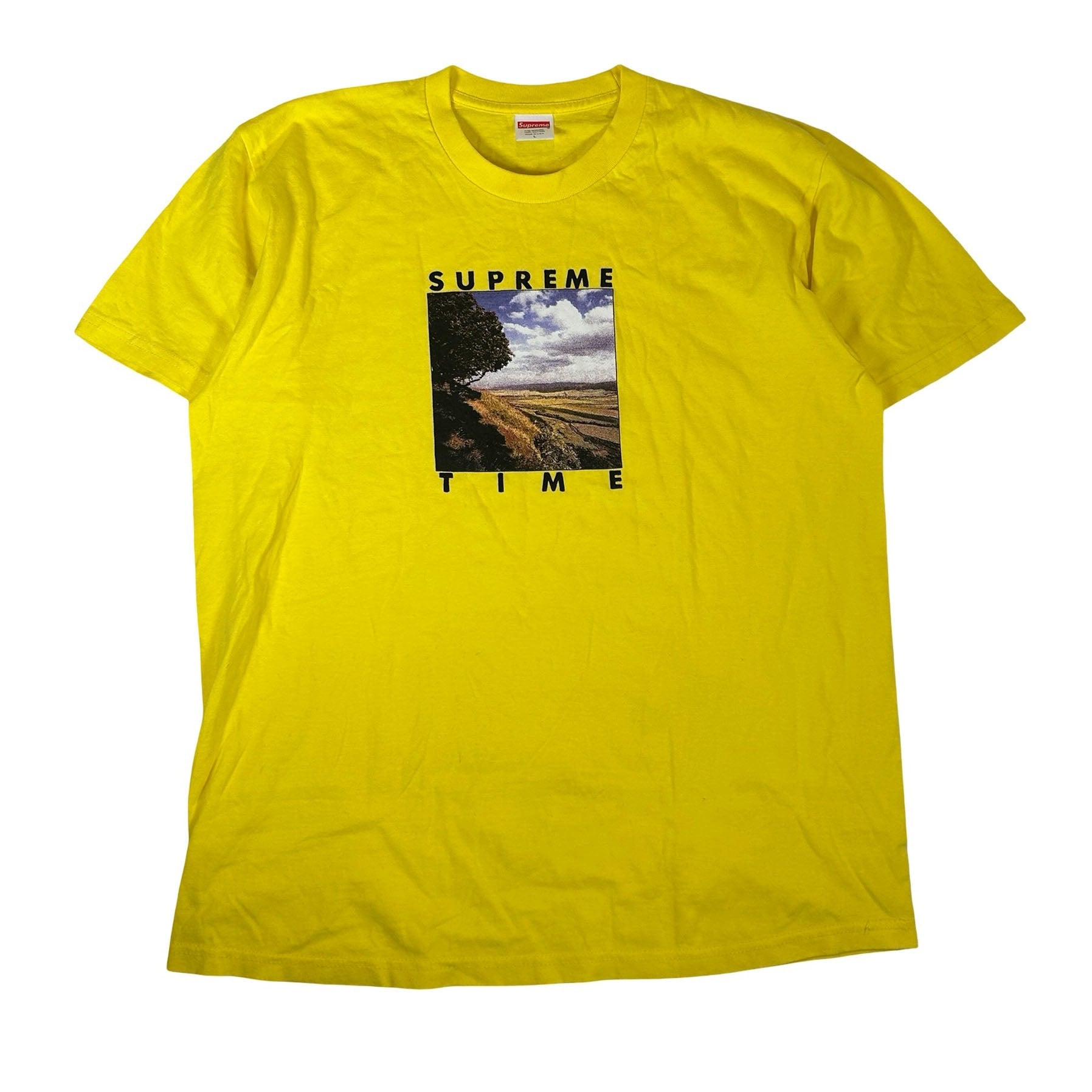 Supreme Time Tee Yellow [USED] - L (Used)
