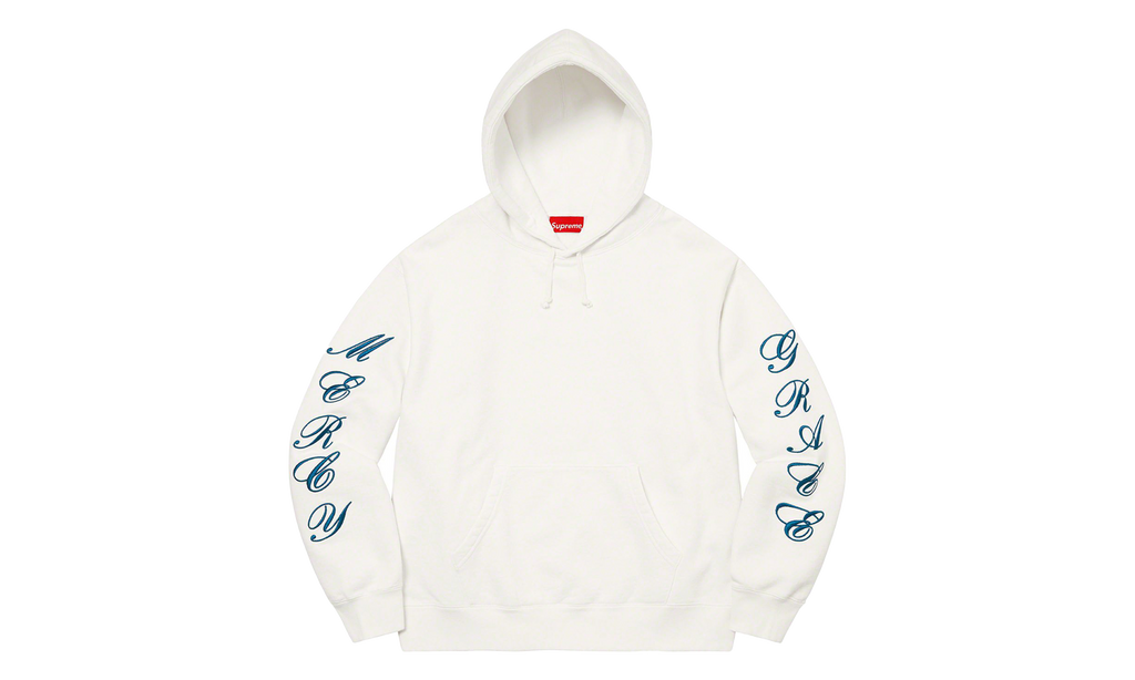 Patches Spiral Hooded Sweatshirt "SS23 - White" SU25273