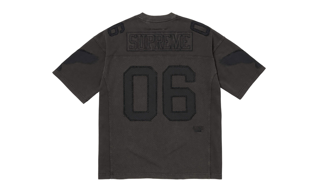 MM6 Maison Margiela Cotton Football Jersey "SS26 - Black" SU27175