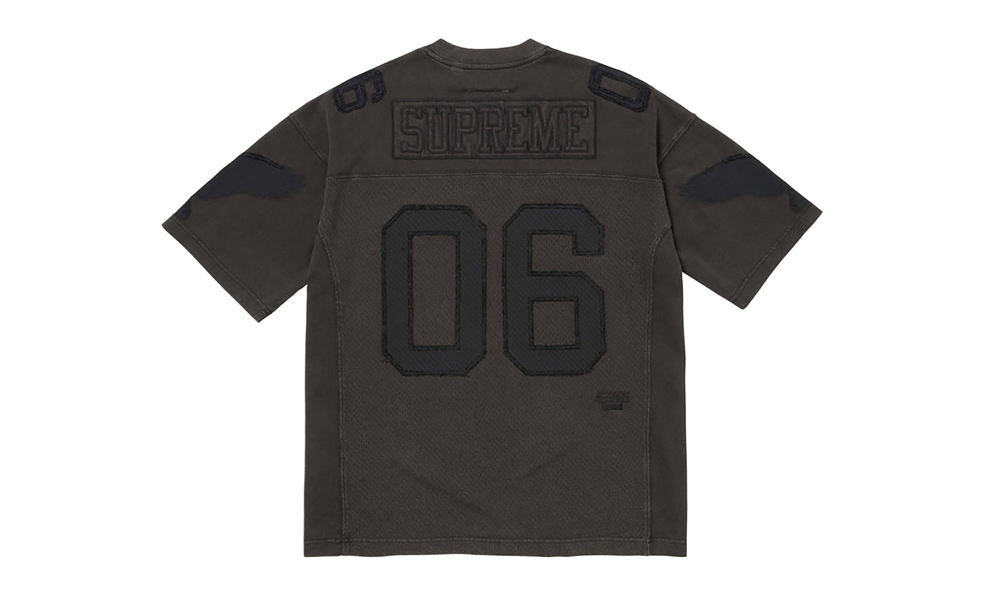 MM6 Maison Margiela Cotton Football Jersey "SS26 - Black" SU27175