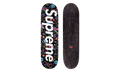 Airbrushed Floral Skateboard "SS19 - Black" SU28114