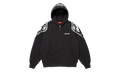 Wings Zip Up Hooded Sweatshirt "Black" SU27001