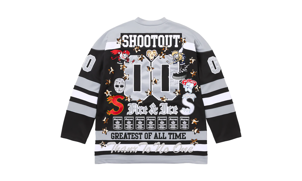 Fire & Ice Hockey Jersey "FW25 - Black/Grey" SU25927