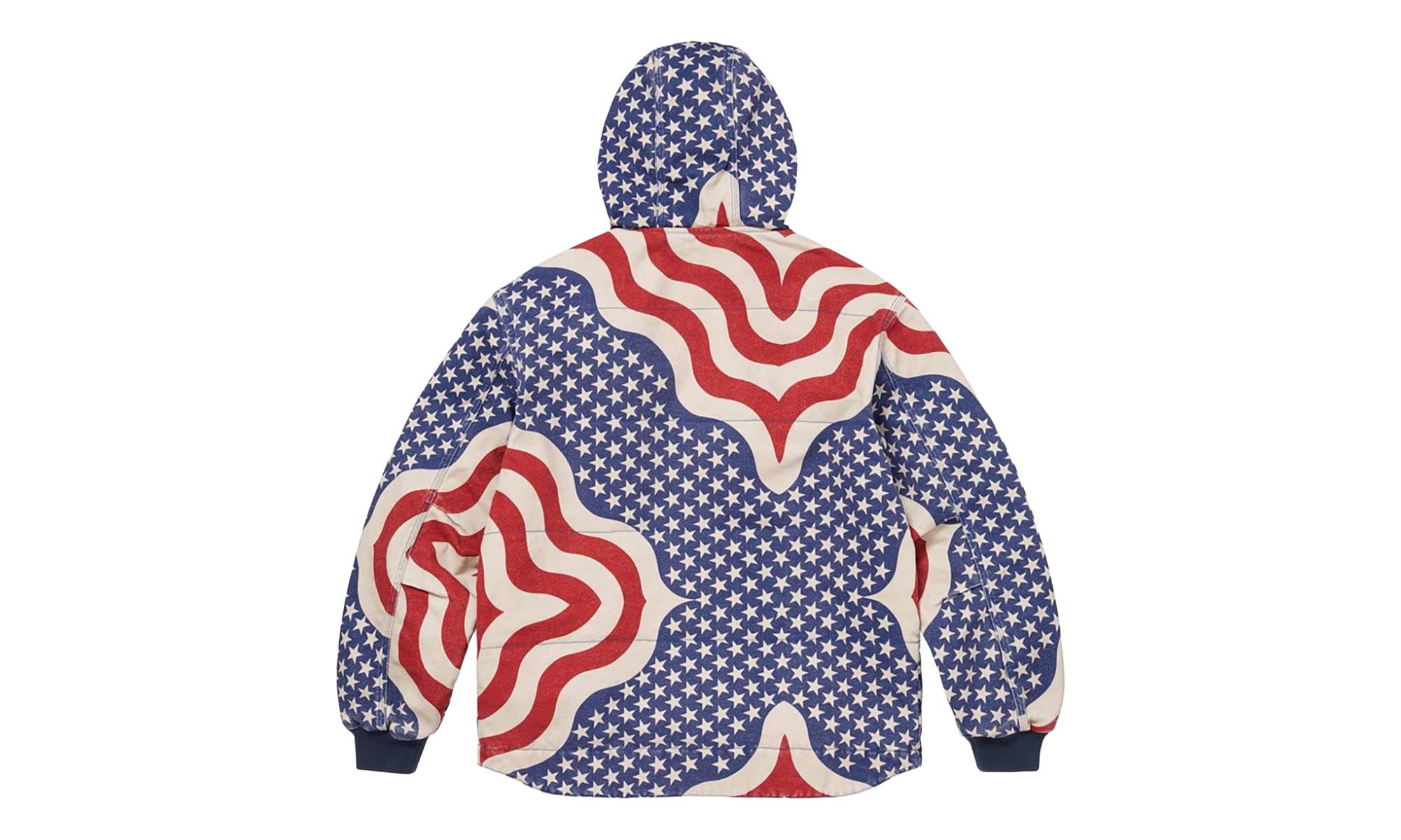 Flag Quilted Hooded Work Jacket "SS26 - Multicolor" SU27805