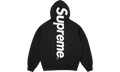 Satin Appliqué Hooded Sweatshirt "FW25 - Black" SU26126