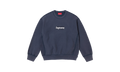 Washed Box Logo Crewneck "SS25 - Navy" SU25158