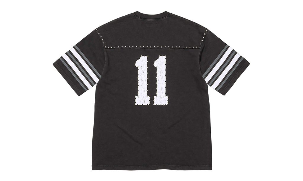 Studded S/S Football Top "SS26 - Black" SU27035
