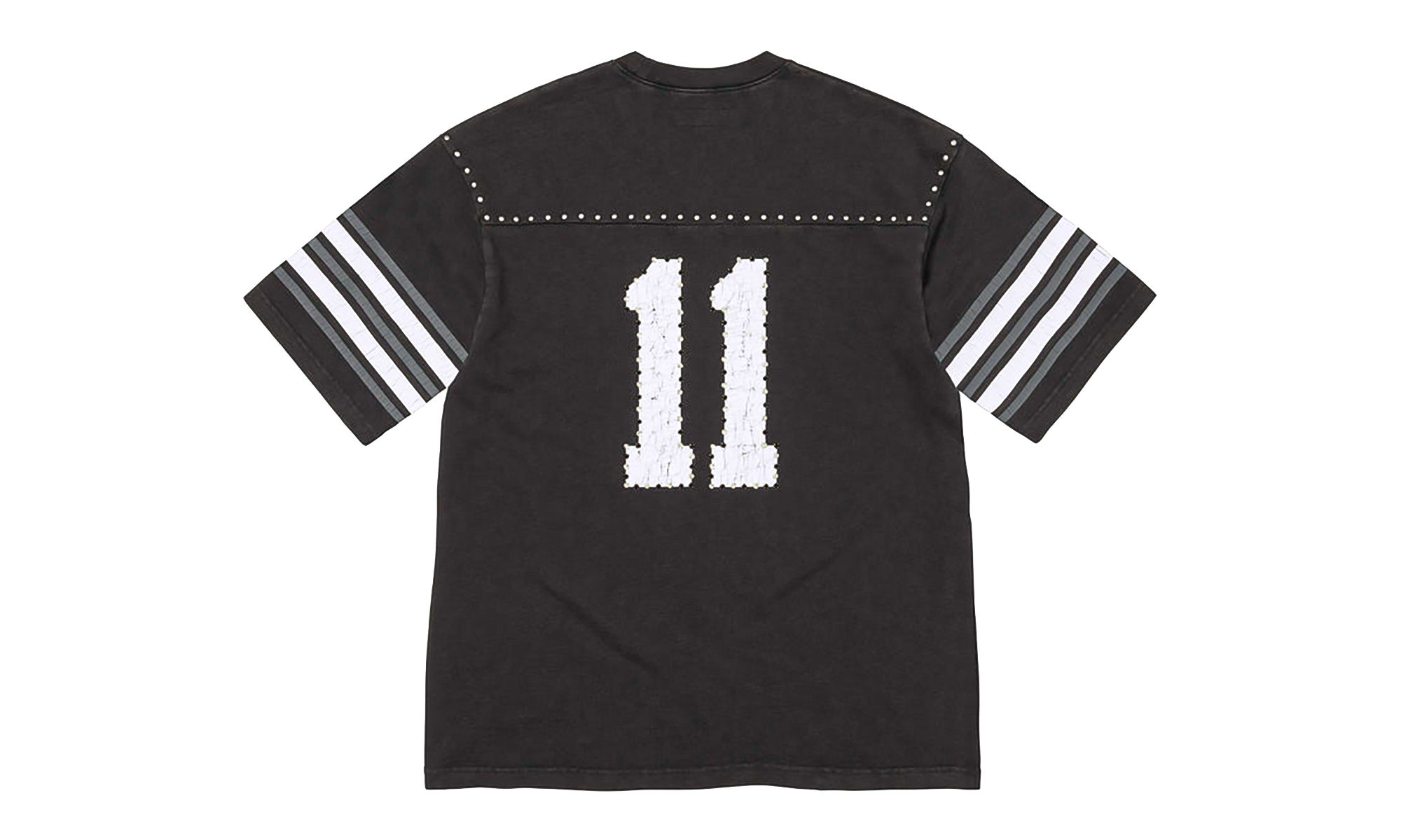 Studded S/S Football Top "SS26 - Black" SU27035