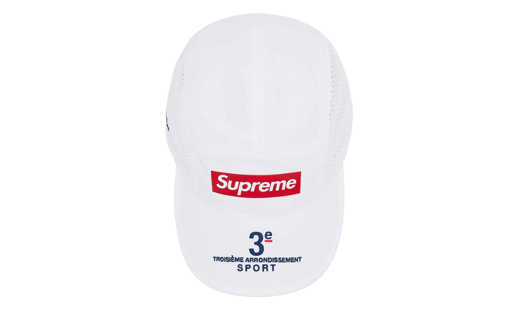 Mesh Side Panel Camp Cap "SS25 - White" SU25731