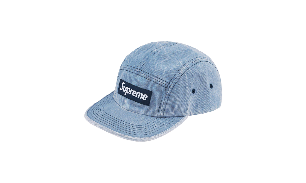 Washed Chino Twill Camp Cap "FW24 - Denim" SU25129