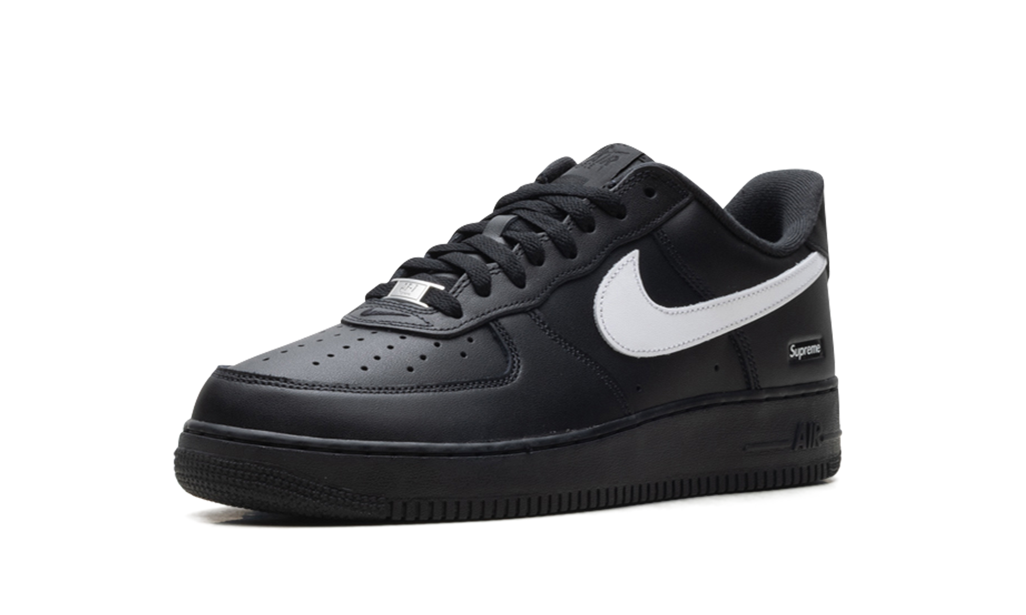 Air Force 1 Low "Supreme - Mini Box Logo Black / White" CU9225 002