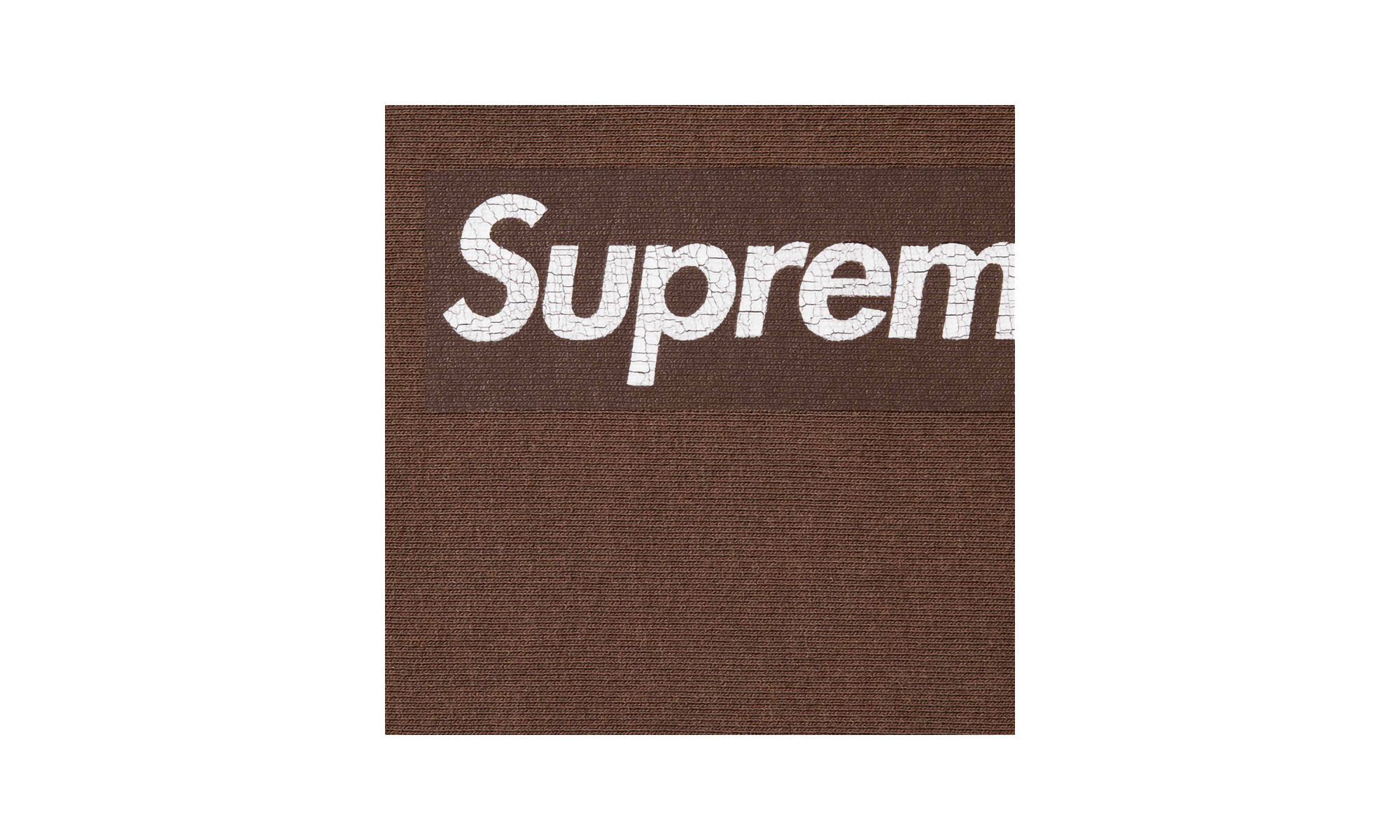 Washed Box Logo Crewneck "SS25 - Brown" SU25139