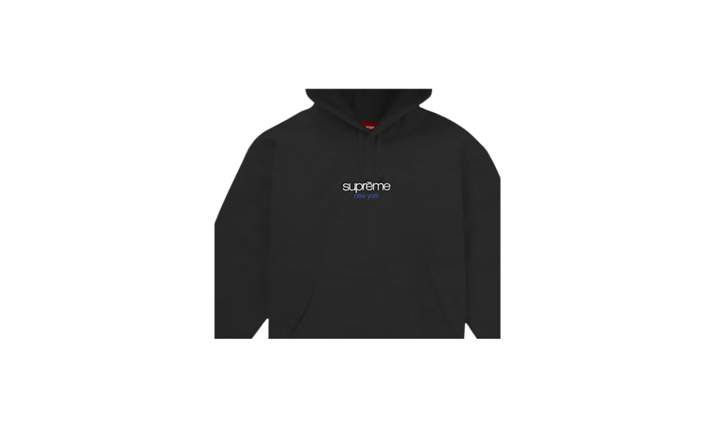 Classic Logo New York Shop Hooded Sweatshirt "Black" SU26353