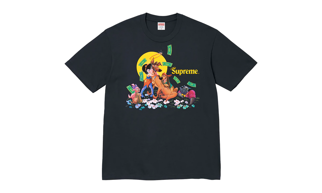 All Dogs Go To Heaven Tee "FW25 - Navy" SU26141