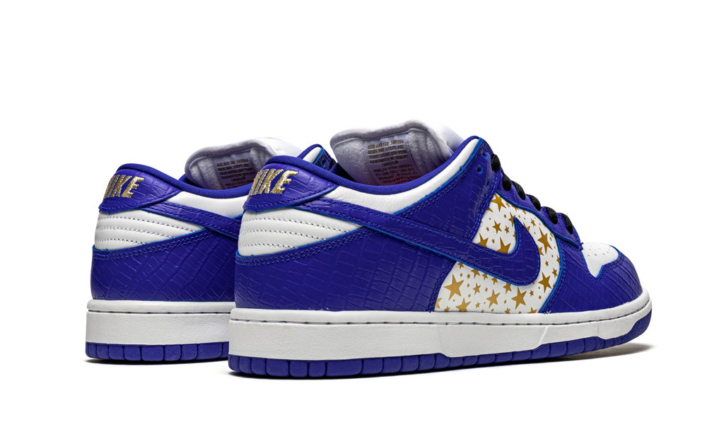 SB Dunk Low "Supreme - Stars - Hyper Blue" DH3228 100