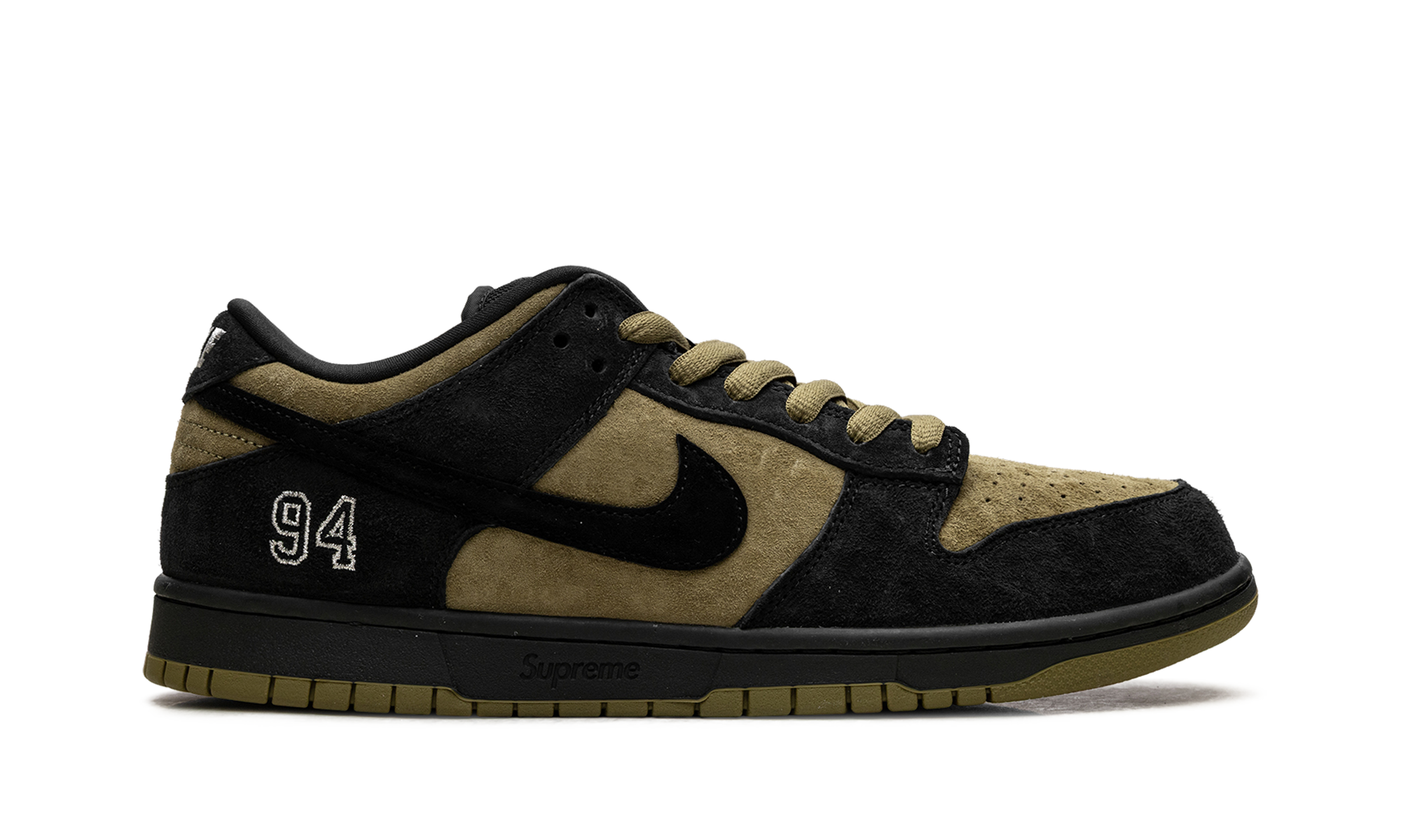 SB Dunk Low "Supreme - Camper Green" HQ8487 300