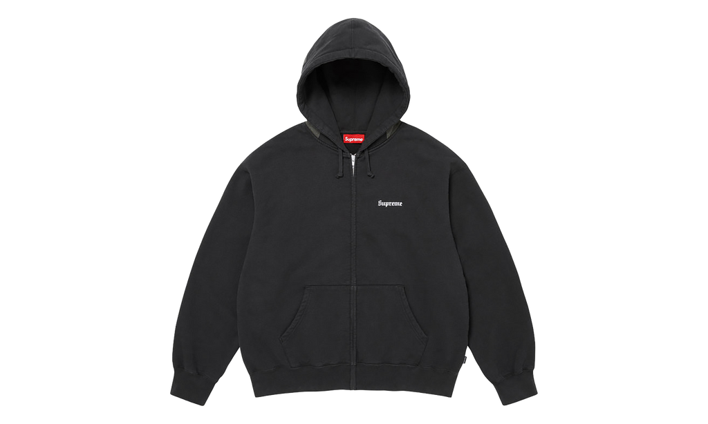 Paris Is Burning Zip Up Hooded Sweatshirt "SS26 - Black" SU27940