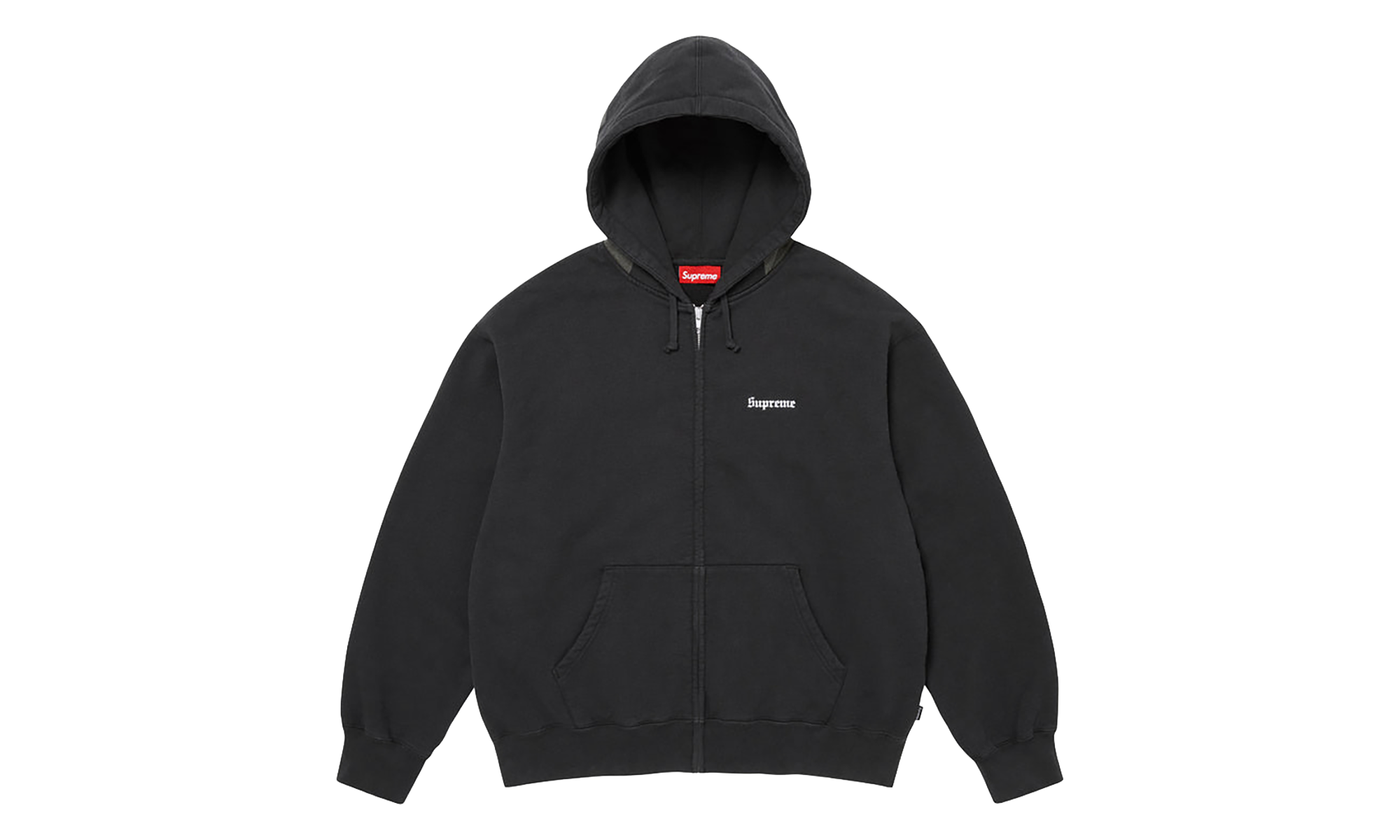 Paris Is Burning Zip Up Hooded Sweatshirt "SS26 - Black" SU27940